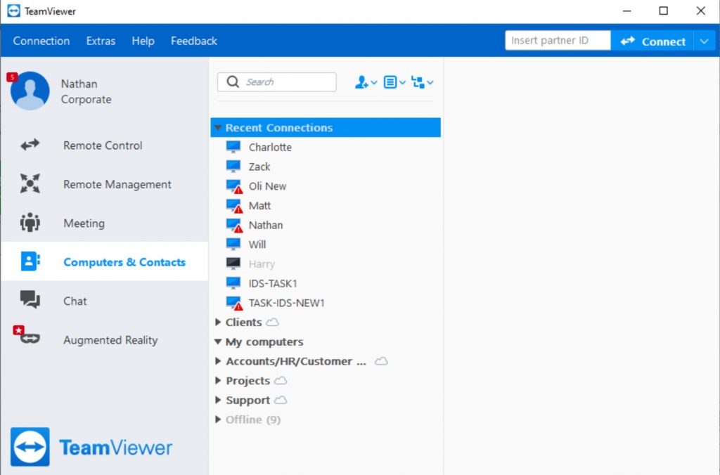 Can teamviewer work from pc to mac software